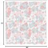 Ambesonne Cartoon Shower Curtain, Styled Cats Bats and Skulls Japanese Inspired Kawaii Design, Cloth Fabric Bathroom Decor Set with Hooks, 69″ W x 70″ L, Light Pink