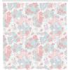 Ambesonne Cartoon Shower Curtain, Styled Cats Bats and Skulls Japanese Inspired Kawaii Design, Cloth Fabric Bathroom Decor Set with Hooks, 69″ W x 70″ L, Light Pink