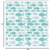 Ambesonne Cartoon Shower Curtain, Tale Castle Scenery in Floral Garden Girls Fantasy Picture, Cloth Fabric Bathroom Decor Set with Hooks, 69″ W x 70″ L, Pink Blue(Seafoam Ivory)
