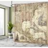 Ambesonne Cartoon Shower Curtain, Tale Castle Scenery in Floral Garden Girls Fantasy Picture, Cloth Fabric Bathroom Decor Set with Hooks, 69″ W x 70″ L, Pink Blue(Yellow Beige)