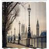 Ambesonne Cartoon Shower Curtain, Tale Castle Scenery in Floral Garden Girls Fantasy Picture, Cloth Fabric Bathroom Decor Set with Hooks, 69″ W x 70″ L, Pink Blue(Ivory Grey)