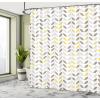 Ambesonne Cartoon Shower Curtain, Tale Castle Scenery in Floral Garden Girls Fantasy Picture, Cloth Fabric Bathroom Decor Set with Hooks, 69″ W x 70″ L, Pink Blue(Yellow Taupe)