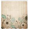 Ambesonne Cartoon Shower Curtain, Tale Castle Scenery in Floral Garden Girls Fantasy Picture, Cloth Fabric Bathroom Decor Set with Hooks, 69″ W x 70″ L, Pink Blue(Brown Turquoise)