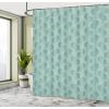 Ambesonne Cartoon Shower Curtain, Tale Castle Scenery in Floral Garden Girls Fantasy Picture, Cloth Fabric Bathroom Decor Set with Hooks, 69″ W x 70″ L, Pink Blue(Pale Blue Brown)