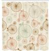 Ambesonne Cartoon Shower Curtain, Tale Castle Scenery in Floral Garden Girls Fantasy Picture, Cloth Fabric Bathroom Decor Set with Hooks, 69″ W x 70″ L, Pink Blue(Brown Cream)