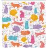 Ambesonne Cartoon Stall Shower Curtain, Happy Rubber Duck and Bubbles Pattern Theme Art, Fabric Bathroom Decor Set with Hooks, 36″ W x 72″ L, Yellow Aqua(Mustard Purple)