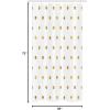Ambesonne Cartoon Stall Shower Curtain, Happy Rubber Duck and Bubbles Pattern Theme Art, Fabric Bathroom Decor Set with Hooks, 36″ W x 72″ L, Yellow Aqua(Yellow White)
