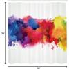 Ambesonne Cartoon Stall Shower Curtain, Happy Rubber Duck and Bubbles Pattern Theme Art, Fabric Bathroom Decor Set with Hooks, 36″ W x 72″ L, Yellow Aqua(Yellow Blue)