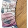 Ambesonne Ice Cream Fitted Round Tablecloth, Delicate Pattern of Colorful Design Dots and Hearts on Plain Back Cartoon, All Around Elastic Fabric Table Cover, 40″- 44″ Diameter, Pink Blue Apricot(Dark Sea Green Blush Teal)