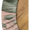 Ambesonne Ice Cream Fitted Round Tablecloth, Delicate Pattern of Colorful Design Dots and Hearts on Plain Back Cartoon, All Around Elastic Fabric Table Cover, 40″- 44″ Diameter, Pink Blue Apricot(Laurel Green Blush White)