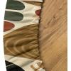 Ambesonne Ice Cream Fitted Round Tablecloth, Delicate Pattern of Colorful Design Dots and Hearts on Plain Back Cartoon, All Around Elastic Fabric Table Cover, 40″- 44″ Diameter, Pink Blue Apricot(Cinnamon Reseda Green Tan)