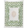 Ambesonne Love Tablecloth, Pattern of Hearts and Romantic Wedding Theme Celebration Valentines, Rectangular Table Cover for Dining Room Kitchen Decor, 60″ X 84″, Pink White(Beige Green)