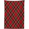 Ambesonne Love Tablecloth, Pattern of Hearts and Romantic Wedding Theme Celebration Valentines, Rectangular Table Cover for Dining Room Kitchen Decor, 60″ X 84″, Pink White(Scarlet Black)