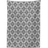 Ambesonne Love Tablecloth, Pattern of Hearts and Romantic Wedding Theme Celebration Valentines, Rectangular Table Cover for Dining Room Kitchen Decor, 60″ X 84″, Pink White(Black White)