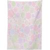Ambesonne Love Tablecloth, Pattern of Hearts and Romantic Wedding Theme Celebration Valentines, Rectangular Table Cover for Dining Room Kitchen Decor, 60″ X 84″, Pink White(Lilac Green)