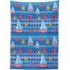 Ambesonne Love Tablecloth, Pattern of Hearts and Romantic Wedding Theme Celebration Valentines, Rectangular Table Cover for Dining Room Kitchen Decor, 60″ X 84″, Pink White(Blue)