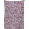 Ambesonne Love Tablecloth, Pattern of Hearts and Romantic Wedding Theme Celebration Valentines, Rectangular Table Cover for Dining Room Kitchen Decor, 60″ X 84″, Pink White(Turquoise Purple)