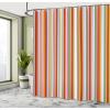 Ambesonne Manly Shower Curtain, Cartoon Hot-Rod Truck Antique Old Model Automobile Transport Nostalgia Illustration, Cloth Fabric Bathroom Decor Set with Hooks, 69″ W x 70″ L, Orange Black(Red Rainbow)