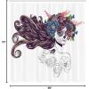 Ambesonne Manly Shower Curtain, Cartoon Hot-Rod Truck Antique Old Model Automobile Transport Nostalgia Illustration, Cloth Fabric Bathroom Decor Set with Hooks, 69″ W x 70″ L, Orange Black(Purple Green)