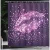 Ambesonne Manly Shower Curtain, Cartoon Hot-Rod Truck Antique Old Model Automobile Transport Nostalgia Illustration, Cloth Fabric Bathroom Decor Set with Hooks, 69″ W x 70″ L, Orange Black(Purple White)