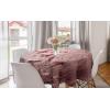 Ambesonne Round Hearts Tablecloth, 60″ Pink, Valentine’s Day(Blush Raspberry)