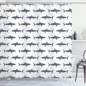 Ambesonne Cartoon Shower Curtain, Animal Map of The World for Cartoon Mountains Forests Happy Atlas, Cloth Fabric Bathroom Decor Set with Hooks, 69″ W x 84″ L, Yellow Green and Pale Blue(Charcoal Grey)