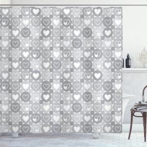 Ambesonne Cartoon Shower Curtain, Forest Secret Swing Old Tree Curly Half Moon Shaped Lamps Butterflies Print, Cloth Fabric Bathroom Decor Set with Hooks, 69″ W x 75″ L, Brown Khaki(White)