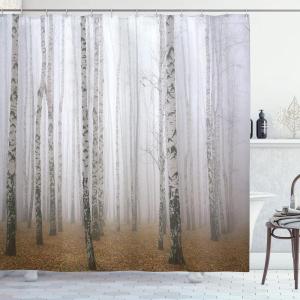 Ambesonne Cartoon Shower Curtain, Tale Castle Scenery in Floral Garden Girls Fantasy Picture, Cloth Fabric Bathroom Decor Set with Hooks, 69″ W x 70″ L, Pink Blue(Brown Ivory)