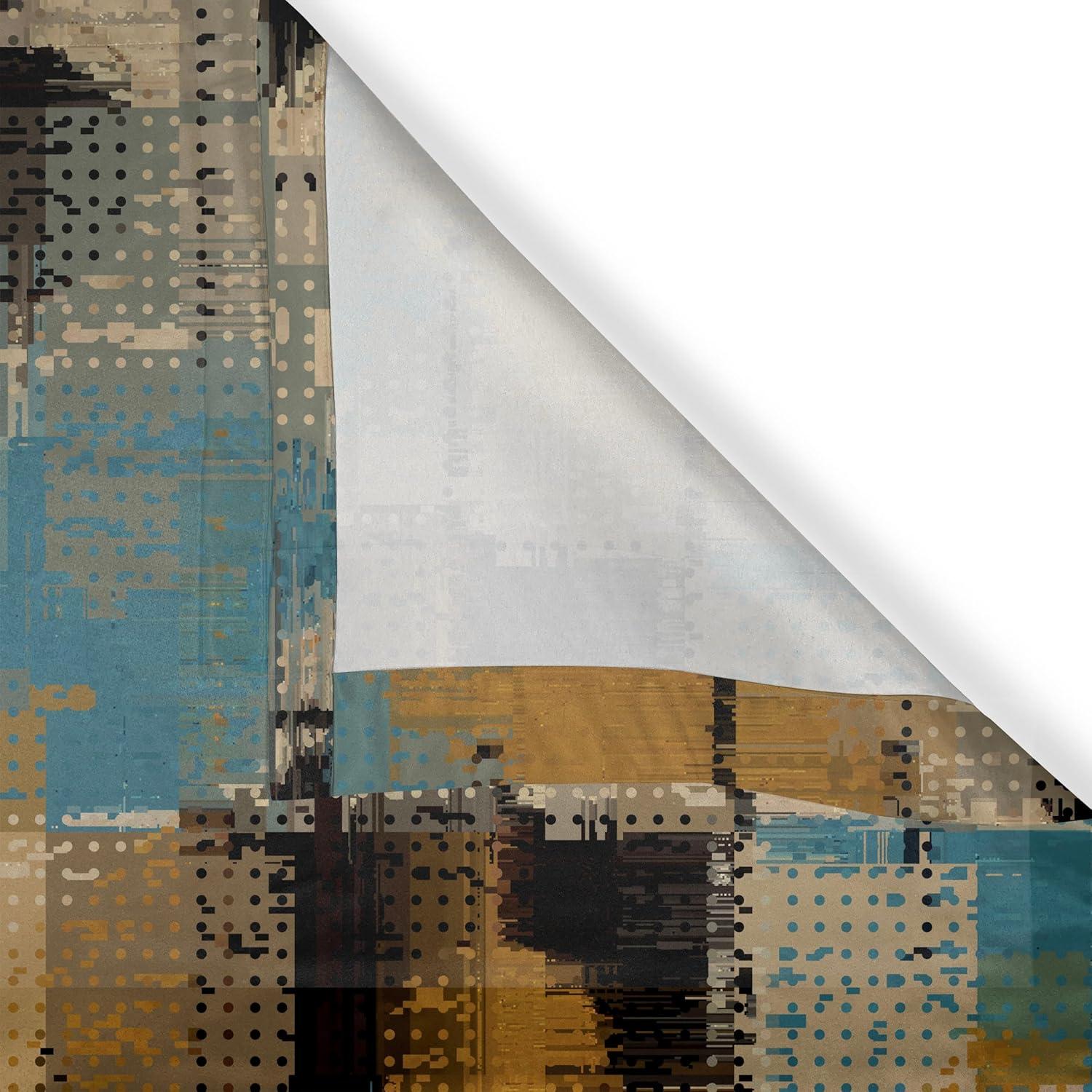 imageAmbesonne Floral Boho Grommet Curtain Simple Design Delicate Flower Silhouettes Neutral Colors Exotics Art Decorative 2Panel Window Drapes for Bedroom Living Room 50 x 108 Dark Indigo Pale BlueDark Yellow Sea Blue