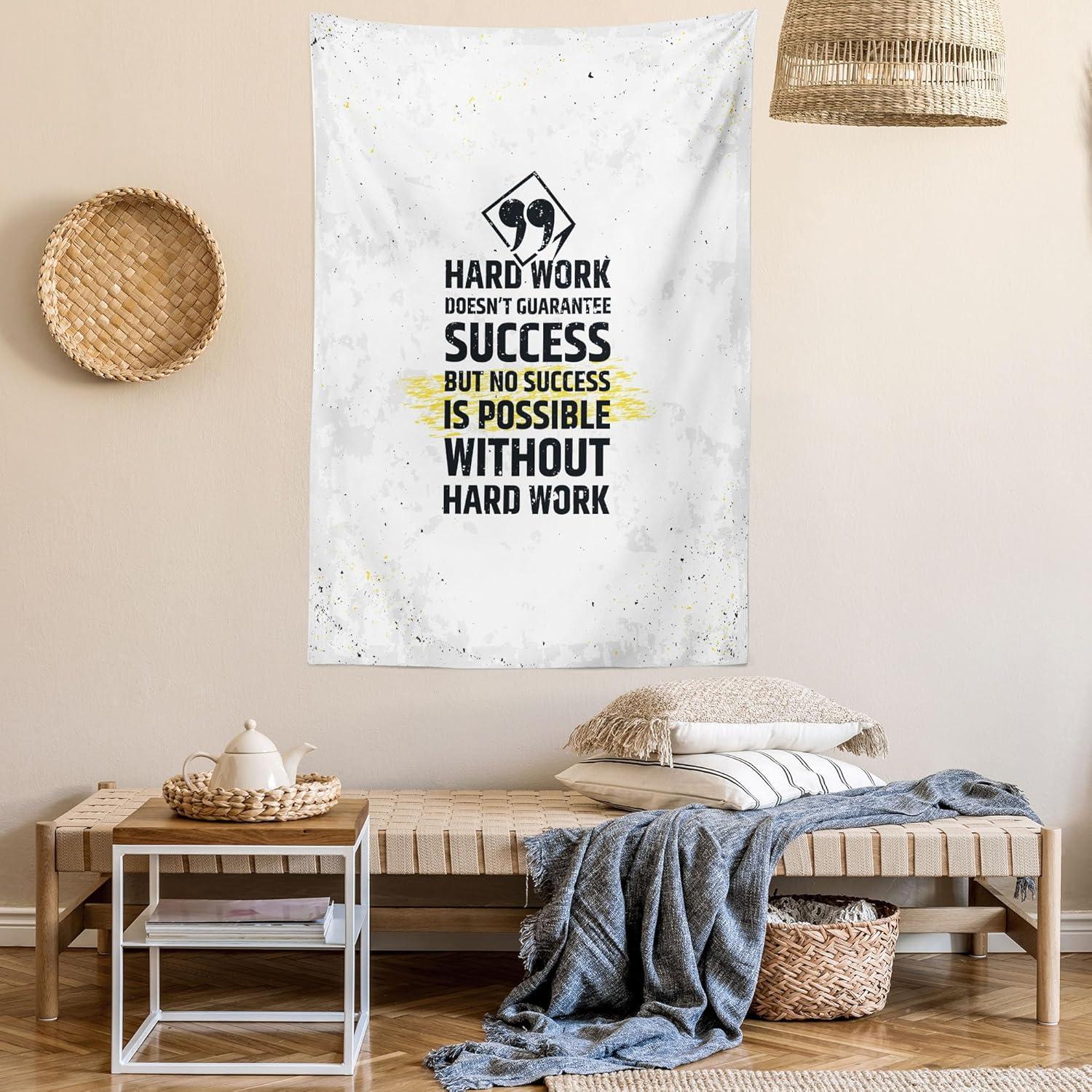 imageAmbesonne Hippie Tapestry Modern Goth Scene of Wingy Skeleton Moon and Roundy Flowers Boho Dreamy Fabric Wall Hanging Decor for Bedroom Living Room Dorm 28 X 23 Eggshell Shamrock GreenYellow White