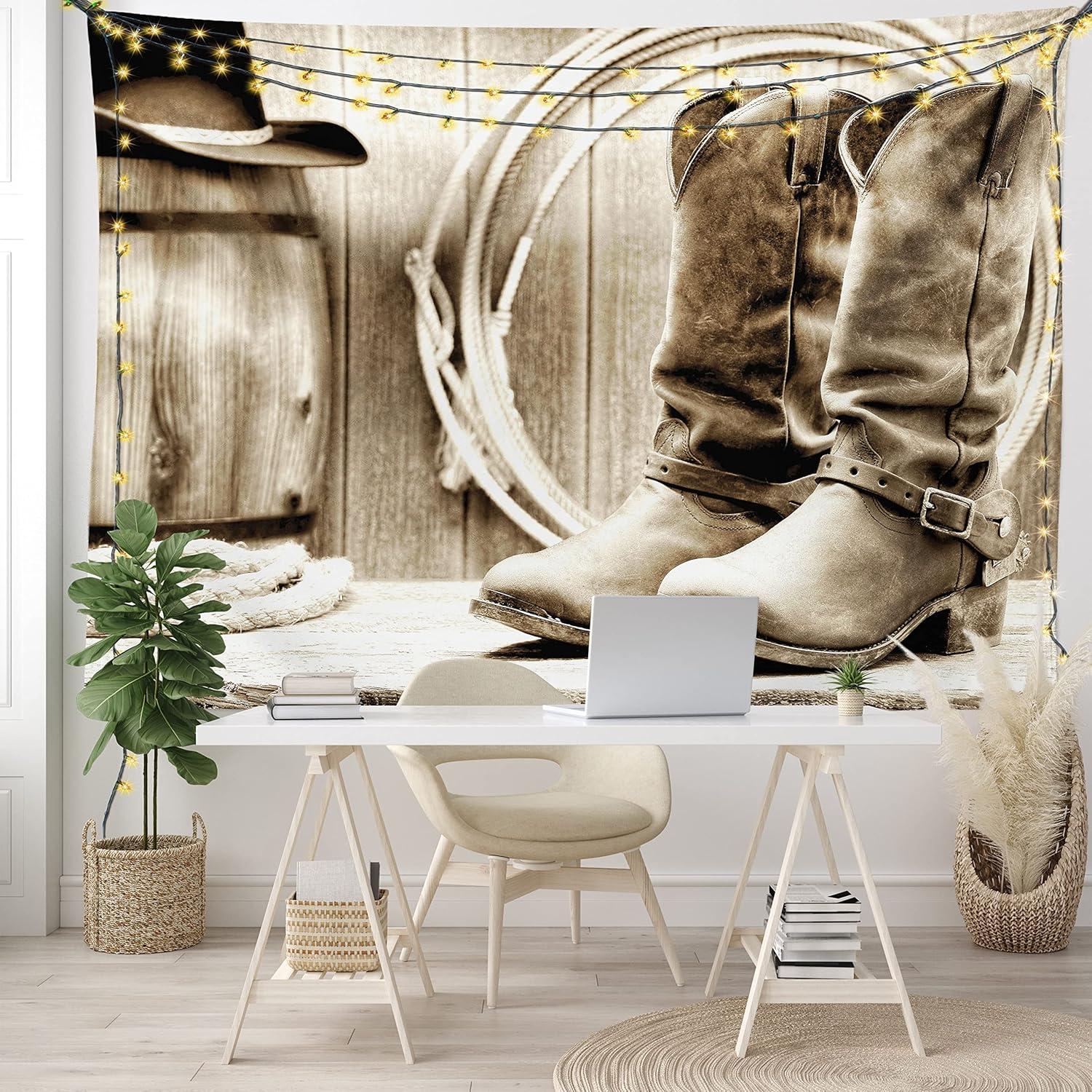 imageAmbesonne Hippie Tapestry Modern Goth Scene of Wingy Skeleton Moon and Roundy Flowers Boho Dreamy Fabric Wall Hanging Decor for Bedroom Living Room Dorm 28 X 23 Eggshell Shamrock GreenSepia Brown