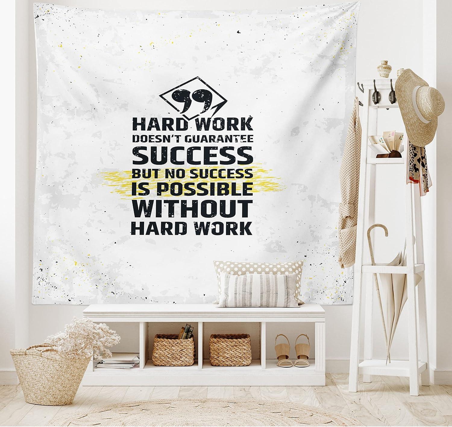 imageAmbesonne Hippie Tapestry Modern Goth Scene of Wingy Skeleton Moon and Roundy Flowers Boho Dreamy Fabric Wall Hanging Decor for Bedroom Living Room Dorm 28 X 23 Eggshell Shamrock GreenYellow Black White