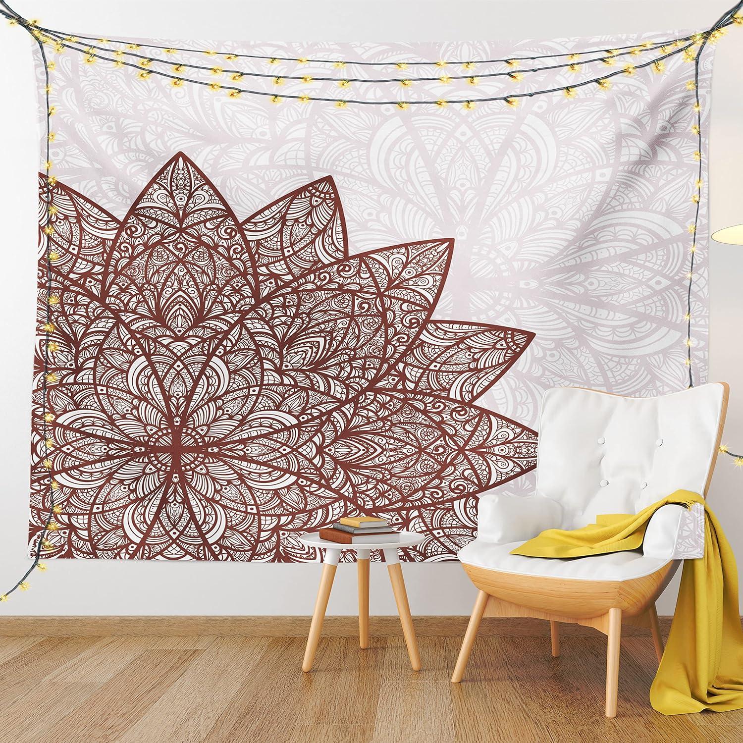 imageAmbesonne NYC Tapestry Pinkish Blossoms in the Central Park Landscape with Cherry Trees Forest in Spring Season Picture Print Wall Hanging for Bedroom Living Room Dorm Decor 40 X 60 Magenta GreyBurgundy and Pearl