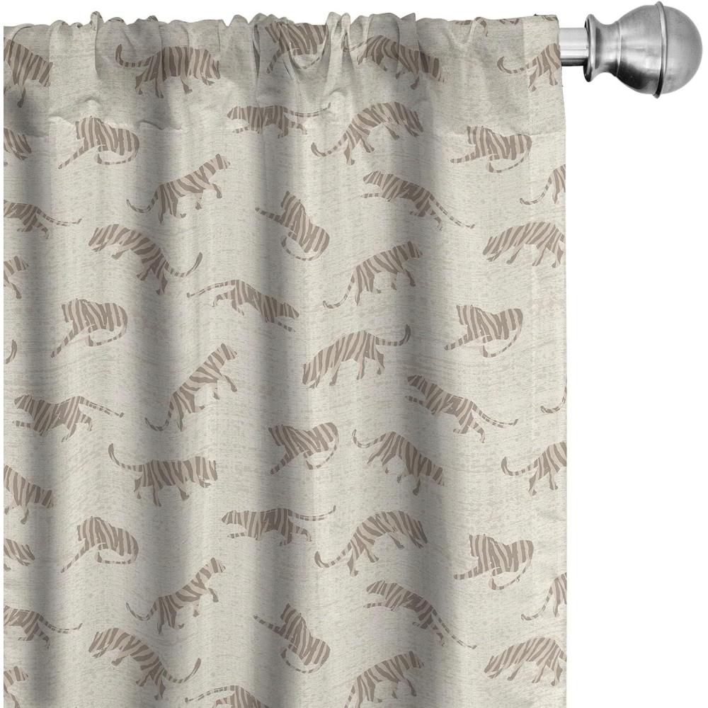 imageAmbesonne Gothic Curtains Vintage Baroque Floral Skulls with Garden Flowers Flourishing Leaves Window Treatments 2 Panel Set for Living Room Bedroom Pair of  28 x 95 Charcoal Grey and Dark TanEggshell Warm Taupe Tan