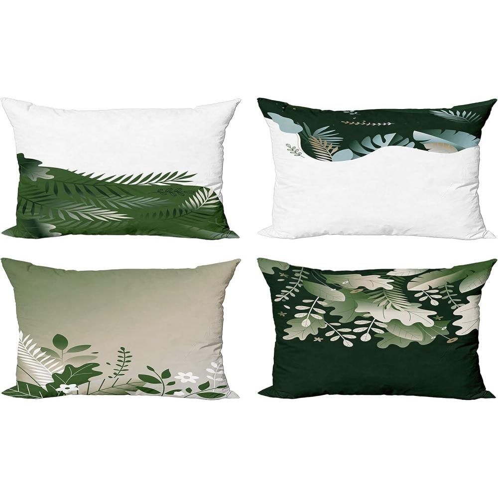 imageAmbesonne Teal Decorative Throw Pillow Case Pack of 4 Abstract Vortex Design with Fireworks Celebration Monochrome Artwork Cushion Cover for Couch Living Room Car 24 Turquoise TealEmerald and Pale Blue