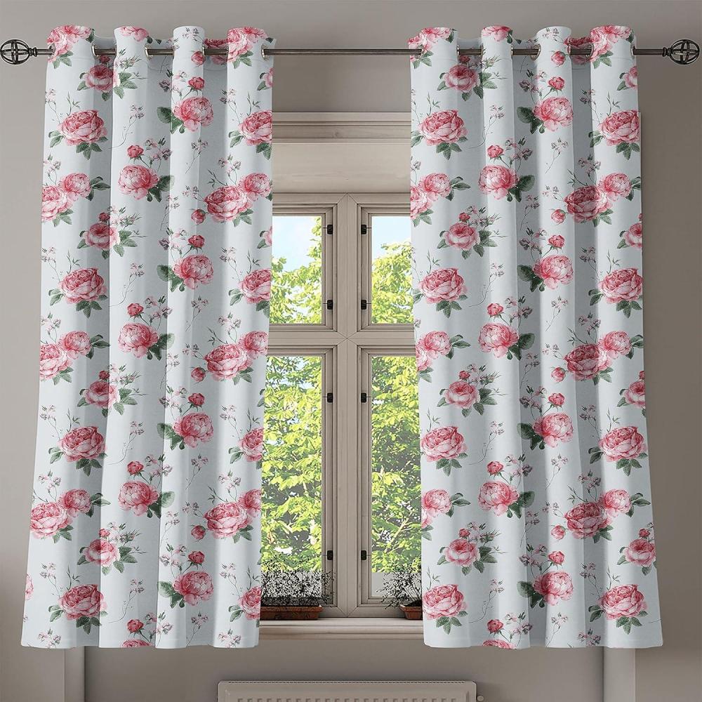 imageAmbesonne Teal Grommet Curtain Colorful Water Droplets Rain Themed Image Natural World in Abstract Manner Decorative 2Panel Window Drapes for Bedroom Living Room 50 x 63 Aqua Teal LavenderReseda Green Pink