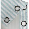 Ambesonne Aqua Grommet Curtain, Vertical Striped Pattern with Sketchy Lines Hipster and Grunge Design Ikat Inspired, Decorative 2-Panel Window Drapes for Bedroom Living Room, 50″ x 96″, Seafoam White(Seafoam White)