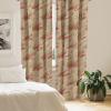 Ambesonne Exotic Branches Curtains, Simple Forest Leafy Silhouettes in Neutral Colors Boho Print, Window Treatments 2 Panel Set for Living Room Bedroom, Pair of – 28″ x 84″, Sea Green Dark Mustard(Dusk Ruby Pistachio Green)