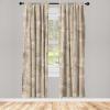 Ambesonne Exotic Branches Curtains, Simple Forest Leafy Silhouettes in Neutral Colors Boho Print, Window Treatments 2 Panel Set for Living Room Bedroom, Pair of – 28″ x 84″, Sea Green Dark Mustard(Sea Green Dark Mustard)