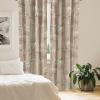 Ambesonne Exotic Branches Curtains, Simple Forest Leafy Silhouettes in Neutral Colors Boho Print, Window Treatments 2 Panel Set for Living Room Bedroom, Pair of – 28″ x 84″, Sea Green Dark Mustard(Sea Green Dark Mustard)