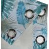 Ambesonne Floral Boho Grommet Curtain, Simple Design Delicate Flower Silhouettes Neutral Colors Exotics Art, Decorative 2-Panel Window Drapes for Bedroom Living Room, 50″ x 108″, Dark Indigo Pale Blue(Blue Grey Reseda Green)