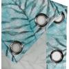 Ambesonne Floral Boho Grommet Curtain, Simple Design Delicate Flower Silhouettes Neutral Colors Exotics Art, Decorative 2-Panel Window Drapes for Bedroom Living Room, 50″ x 108″, Dark Indigo Pale Blue(Deep Sky Blue and Pale Teal)