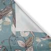 Ambesonne Floral Boho Grommet Curtain, Simple Design Delicate Flower Silhouettes Neutral Colors Exotics Art, Decorative 2-Panel Window Drapes for Bedroom Living Room, 50″ x 108″, Dark Indigo Pale Blue(Cadet Blue Eggshell)