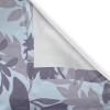 Ambesonne Floral Boho Grommet Curtain, Simple Design Delicate Flower Silhouettes Neutral Colors Exotics Art, Decorative 2-Panel Window Drapes for Bedroom Living Room, 50″ x 108″, Dark Indigo Pale Blue(Dark Indigo Pale Blue)