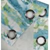 Ambesonne Floral Boho Grommet Curtain, Simple Design Delicate Flower Silhouettes Neutral Colors Exotics Art, Decorative 2-Panel Window Drapes for Bedroom Living Room, 50″ x 108″, Dark Indigo Pale Blue(Dark Teal and Almond Green)