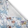 Ambesonne Floral Boho Grommet Curtain, Simple Design Delicate Flower Silhouettes Neutral Colors Exotics Art, Decorative 2-Panel Window Drapes for Bedroom Living Room, 50″ x 108″, Dark Indigo Pale Blue(Pale Maroon and Sea Blue)