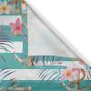 Ambesonne Floral Boho Grommet Curtain, Simple Design Delicate Flower Silhouettes Neutral Colors Exotics Art, Decorative 2-Panel Window Drapes for Bedroom Living Room, 50″ x 108″, Dark Indigo Pale Blue(Dark Seafoam Pale Pink)