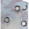 Ambesonne Floral Boho Grommet Curtain, Simple Design Delicate Flower Silhouettes Neutral Colors Exotics Art, Decorative 2-Panel Window Drapes for Bedroom Living Room, 50″ x 108″, Dark Indigo Pale Blue(Pale Ruby and Ceil Blue)