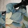 Ambesonne Floral Boho Grommet Curtain, Simple Design Delicate Flower Silhouettes Neutral Colors Exotics Art, Decorative 2-Panel Window Drapes for Bedroom Living Room, 50″ x 108″, Dark Indigo Pale Blue(Pale Teal Cream Pale Ruby)