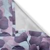 Ambesonne Floral Boho Grommet Curtain, Simple Design Delicate Flower Silhouettes Neutral Colors Exotics Art, Decorative 2-Panel Window Drapes for Bedroom Living Room, 50″ x 108″, Dark Indigo Pale Blue(Lilac Pale Eggplant)